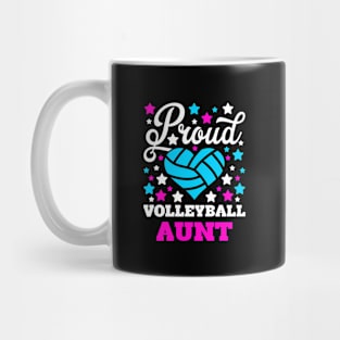 Proud Volleyball Aunt Mug